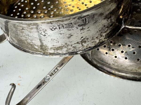 Tekanna med tesil. Silver. Empire 1829 - Bild 2