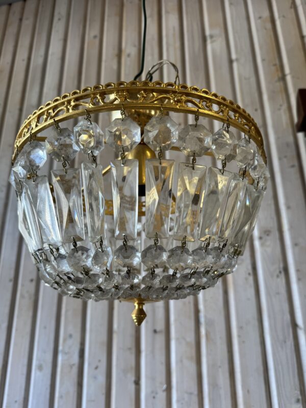 Taklampa. Kristall lampa.