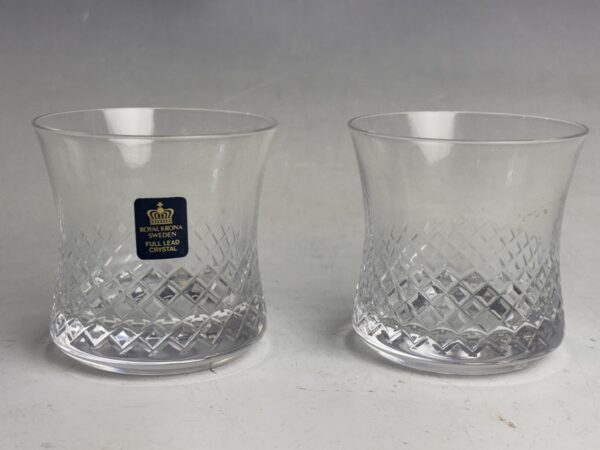 2st whiskey glas. Kristall